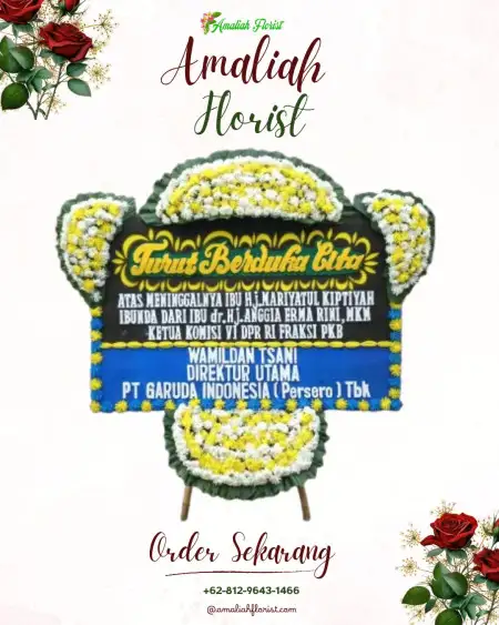 Papan Bunga Duka Wiromartan